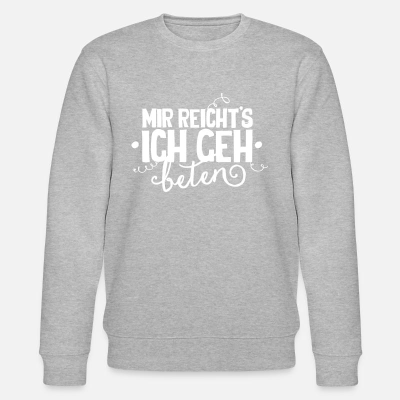 Mir reichts - Stanley/Stella Unisex Bio-Sweatshirt CHANGER  - Grau meliert