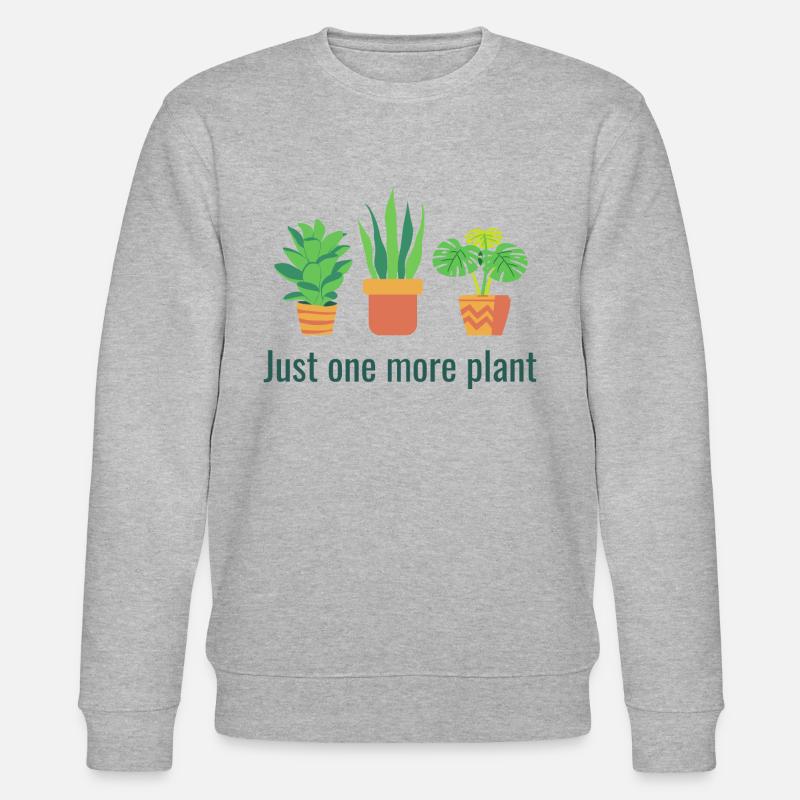 Nur noch eine Pflanze - Stanley/Stella Unisex Bio-Sweatshirt CHANGER  - Grau meliert