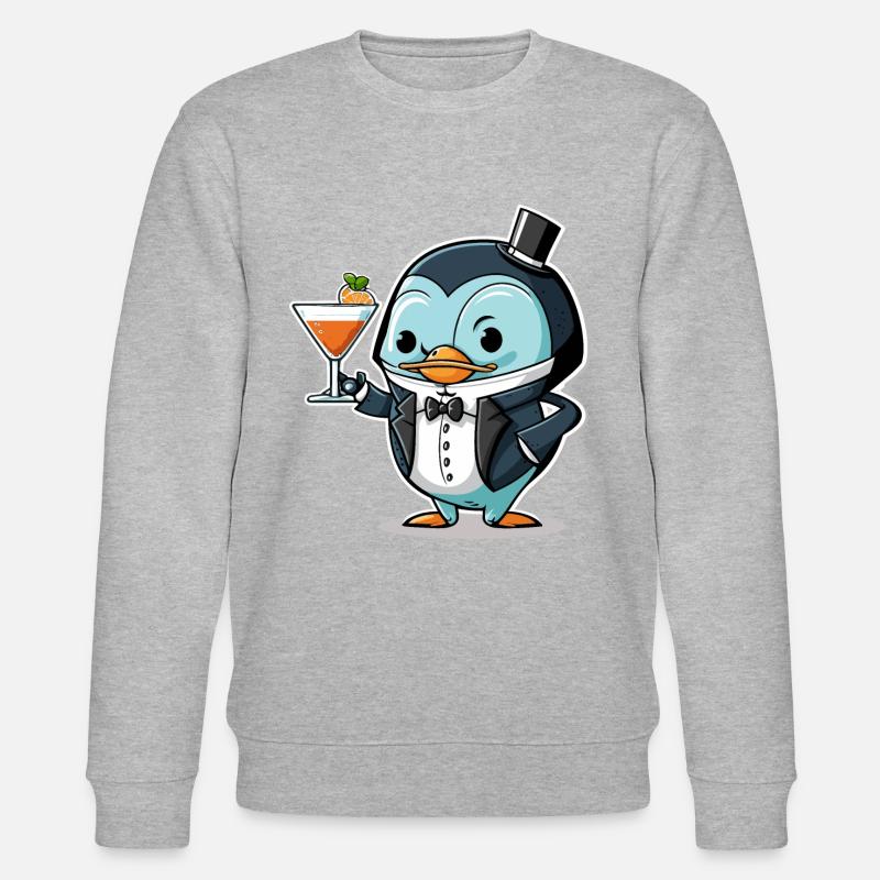 Pingouins pour - Sweat bio CHANGER Stanley/Stella Unisexe - gris chiné