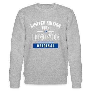 Limited Edition 100% - Logopäde - Original - Stanley/Stella Unisex Bio-Sweatshirt CHANGER  - Grau meliert - Vorne - Nik (191cm) & Marisol (170cm)