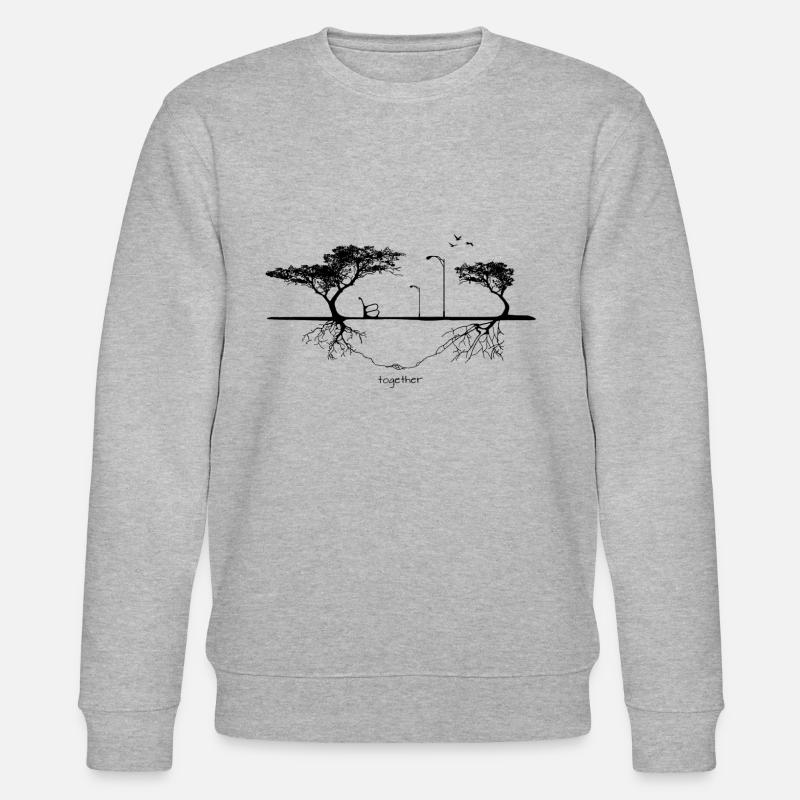 Amour ensemble relation amoureuse - Sweat bio CHANGER Stanley/Stella Unisexe - gris chiné