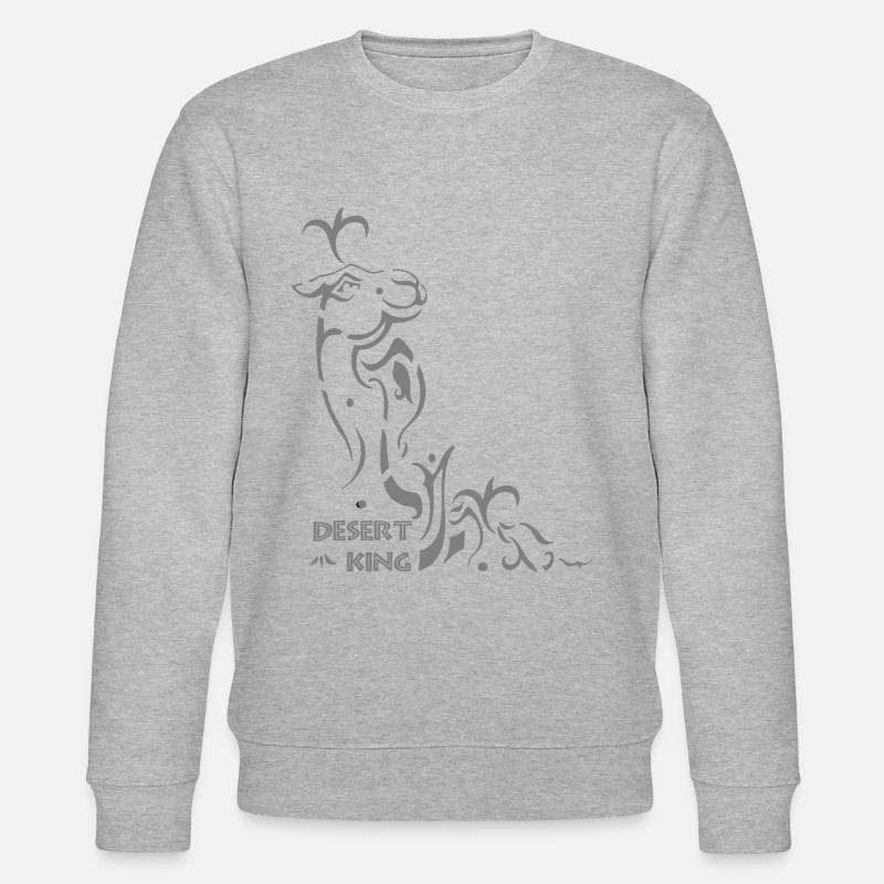 Kamel - Stanley/Stella Unisex Bio-Sweatshirt CHANGER  - Grau meliert