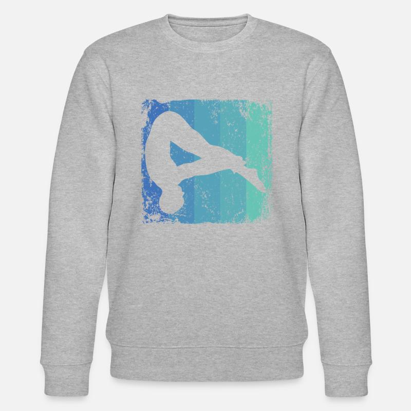 Synchronized Water Diver High Diver - Stanley/Stella CHANGER Unisex Organic Sweatshirt - heather grey
