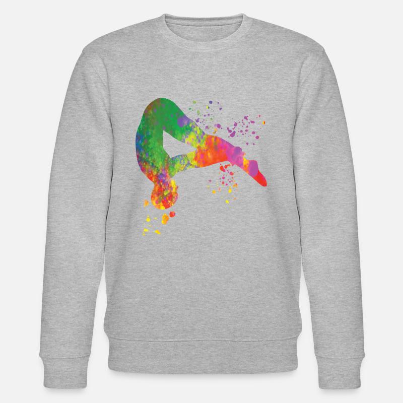 Synchronisierter Wassertaucher High Diver - Stanley/Stella Unisex Bio-Sweatshirt CHANGER  - Grau meliert