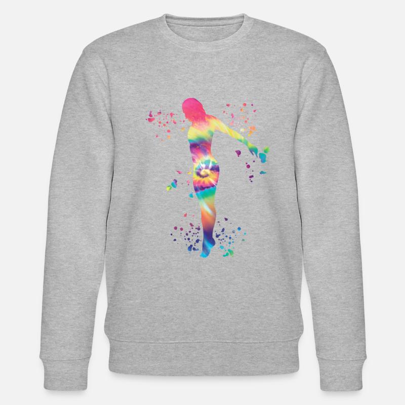 Turmspringen Synchronspringen Kunstspringen - Stanley/Stella Unisex Bio-Sweatshirt CHANGER  - Grau meliert