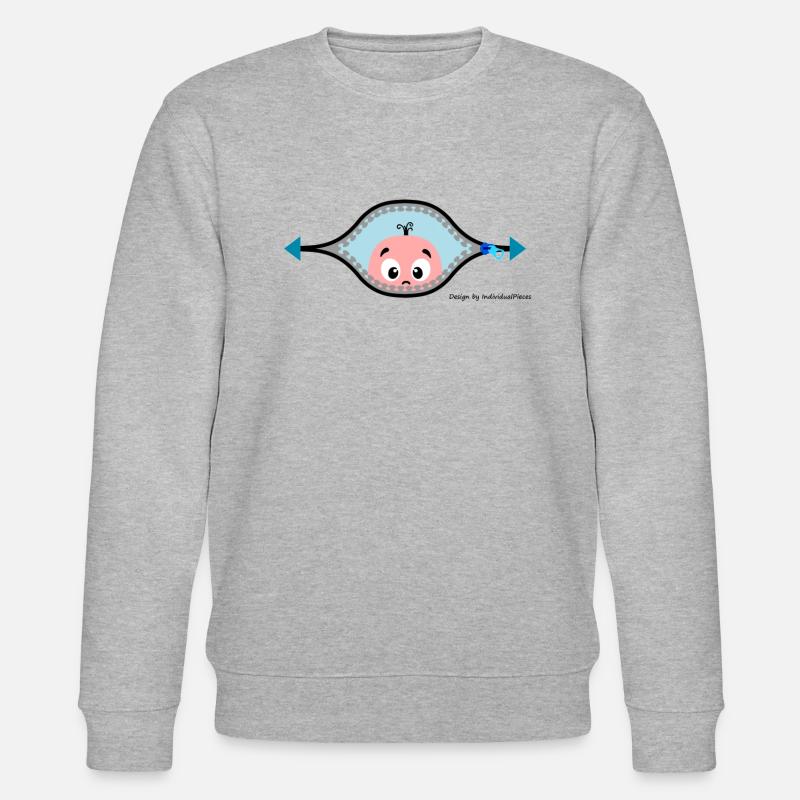 BabyBoy - Stanley/Stella Unisex Bio-Sweatshirt CHANGER  - Grau meliert