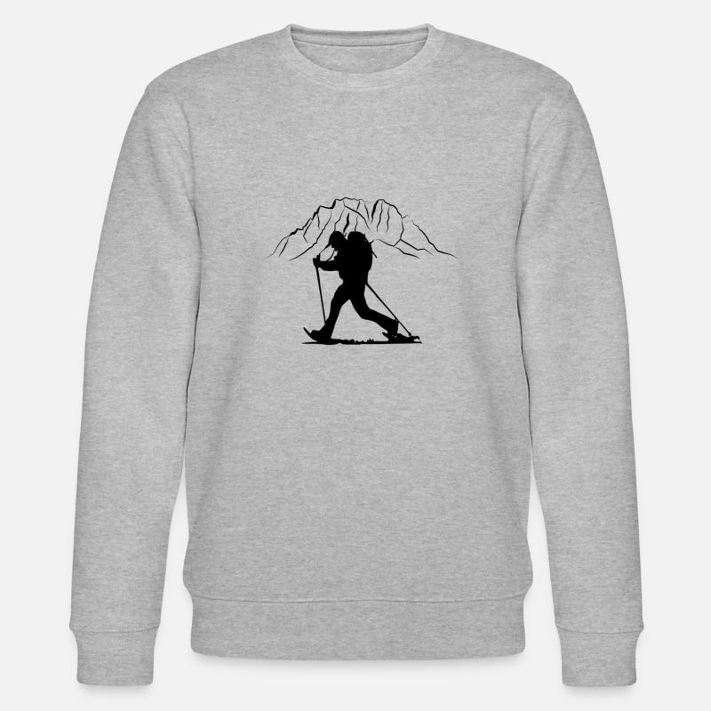 Schneeschuh - Stanley/Stella Unisex Bio-Sweatshirt CHANGER  - Grau meliert