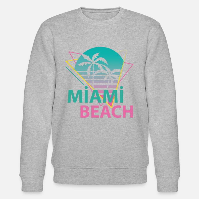 Miami Beach - Stanley/Stella Unisex Bio-Sweatshirt CHANGER  - Grau meliert