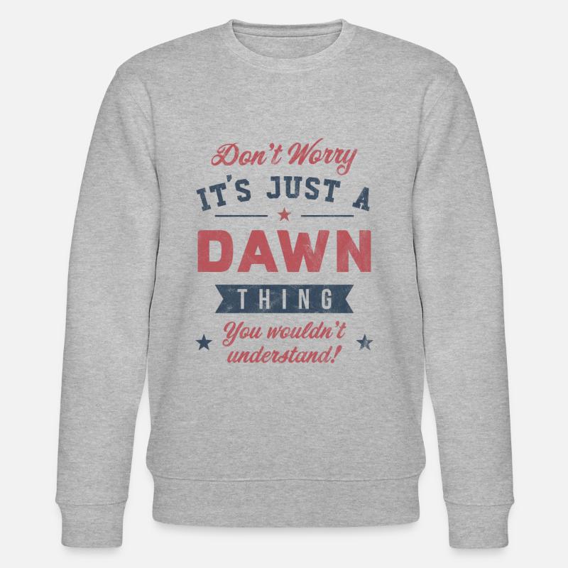 Es ist ein Dawn-Ding - Stanley/Stella Unisex Bio-Sweatshirt CHANGER  - Grau meliert
