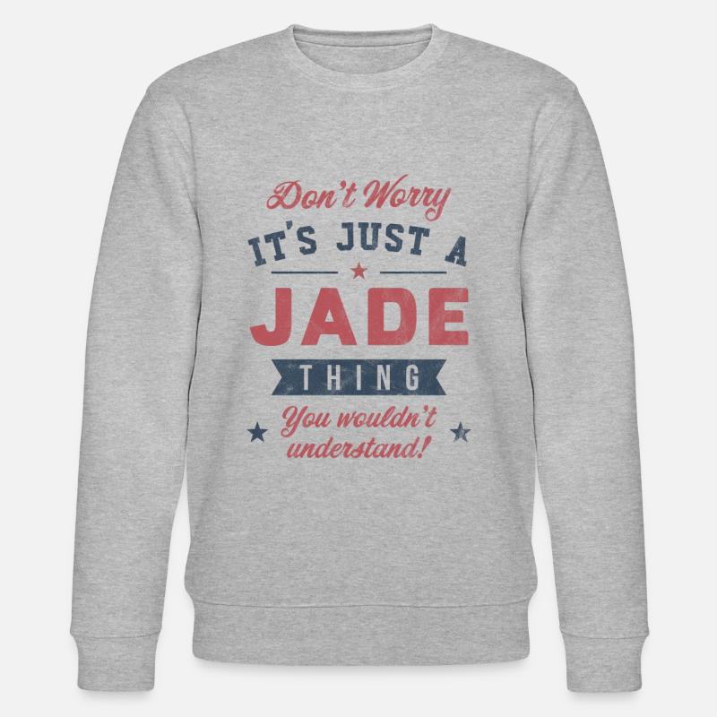 C’est un truc de jade - Sweat bio CHANGER Stanley/Stella Unisexe - gris chiné