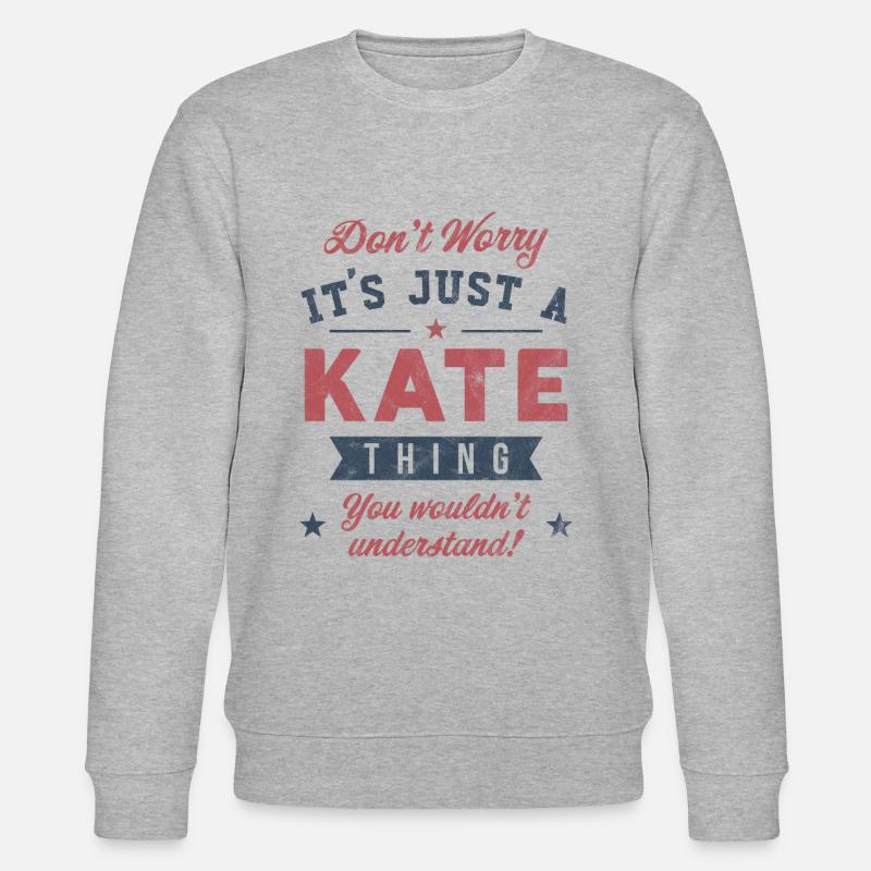 Its a Kate thing - Stanley/Stella CHANGER Unisex Organic Sweatshirt - heather grey