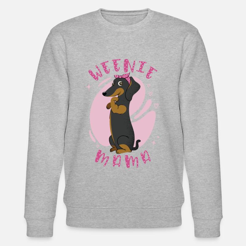 Weenie Maman Teckel - Sweat bio CHANGER Stanley/Stella Unisexe - gris chiné