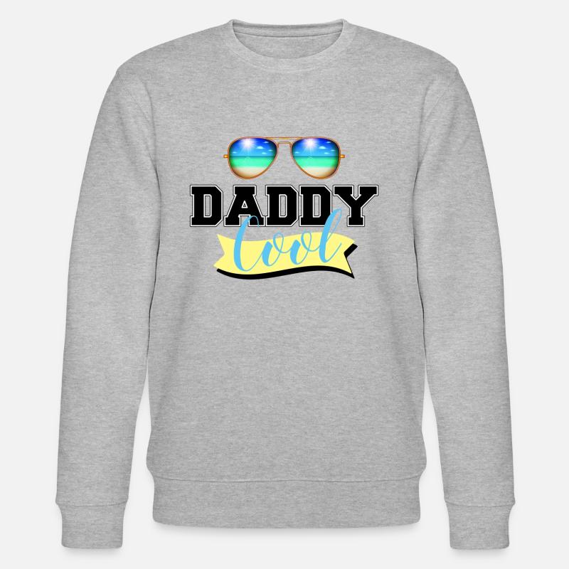 DADDY COOL - COOL DADDY - Sweat bio CHANGER Stanley/Stella Unisexe - gris chiné