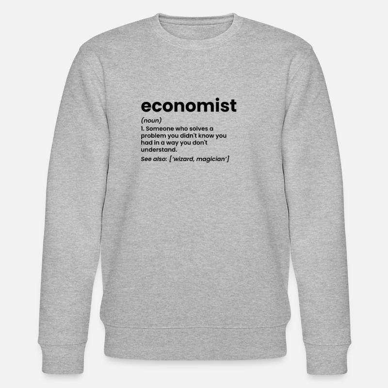 Ökonomische Definition - Stanley/Stella Unisex Bio-Sweatshirt CHANGER  - Grau meliert