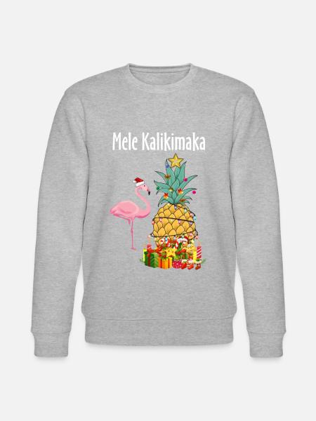 mele kalikimaka - Stanley/Stella CHANGER Unisex Organic Sweatshirt - heather grey