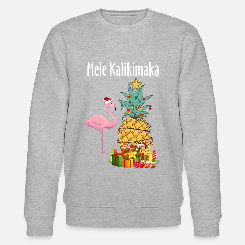 Mele Kalikimaka - Stanley/Stella Unisex Bio-Sweatshirt CHANGER  - Grau meliert