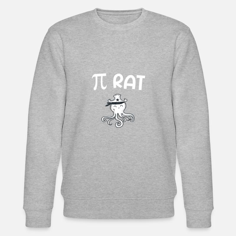 Pirate Pirate Math Math - Stanley/Stella CHANGER Unisex Organic Sweatshirt - heather grey