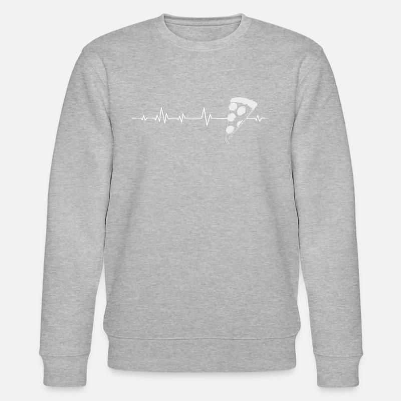 Pizza - Sweat bio CHANGER Stanley/Stella Unisexe - gris chiné