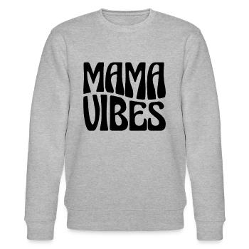 Mama Vibes - Sweat bio CHANGER Stanley/Stella Unisexe - gris chiné - Devant - Nik (191cm) & Marisol (170cm)