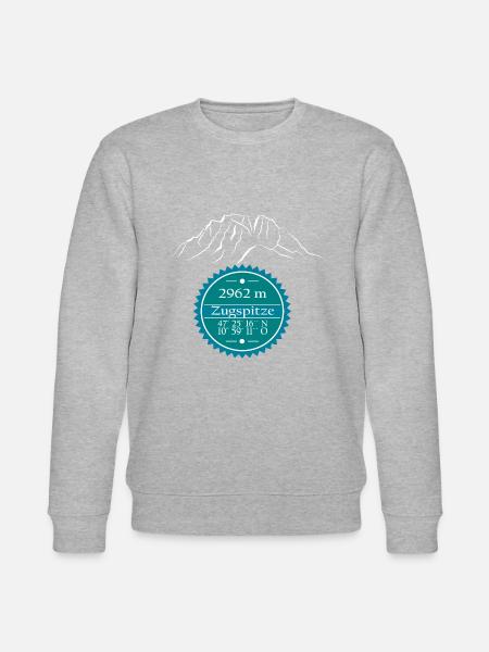 Zugspitze - Stanley/Stella Unisex Bio-Sweatshirt CHANGER - Grau meliert