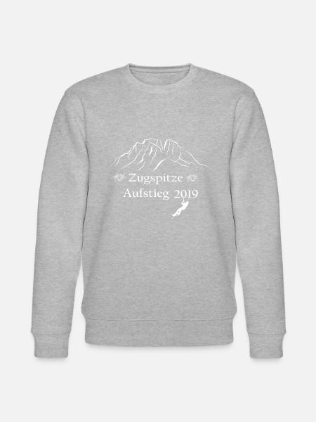 Zugspitze - Stanley/Stella Unisex Bio-Sweatshirt CHANGER - Grau meliert