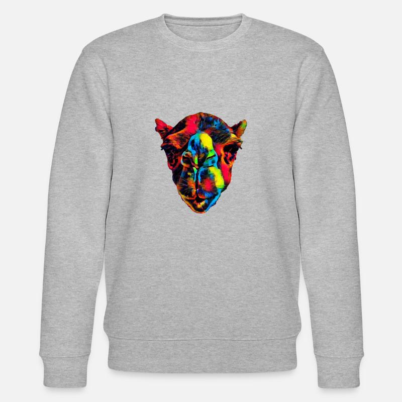 Kamel - Stanley/Stella Unisex Bio-Sweatshirt CHANGER  - Grau meliert