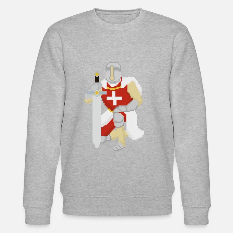 Retro Pixel Ritter - Stanley/Stella Unisex Bio-Sweatshirt CHANGER  - undefined
