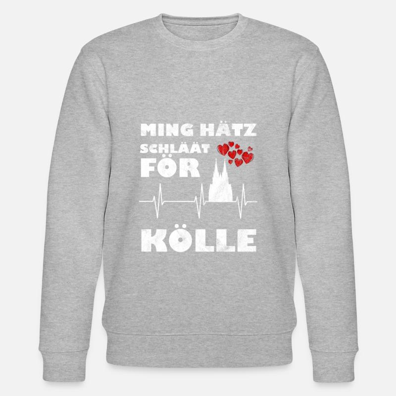 Köln - Stanley/Stella Unisex Bio-Sweatshirt CHANGER  - Grau meliert