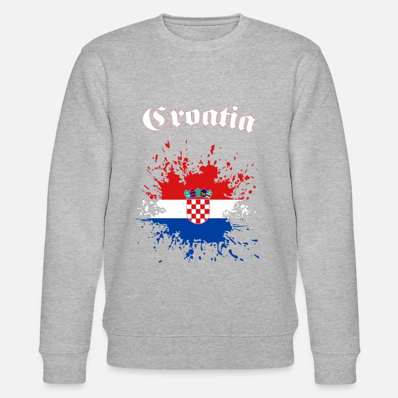 Croatia - Stanley/Stella Unisex Bio-Sweatshirt CHANGER  - Grau meliert