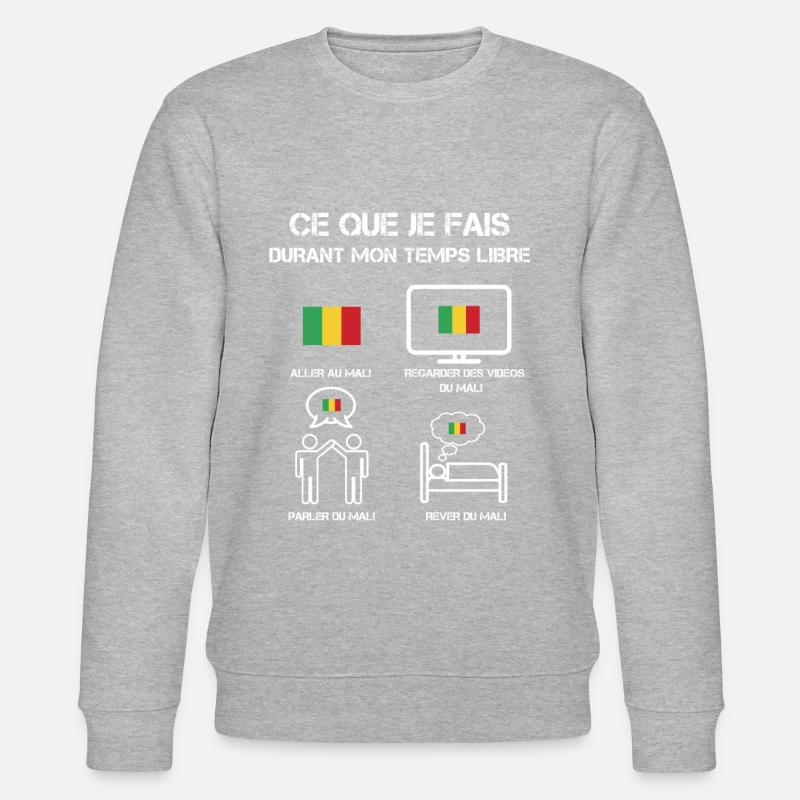 temps libre mali - Sweat bio CHANGER Stanley/Stella Unisexe - gris chiné
