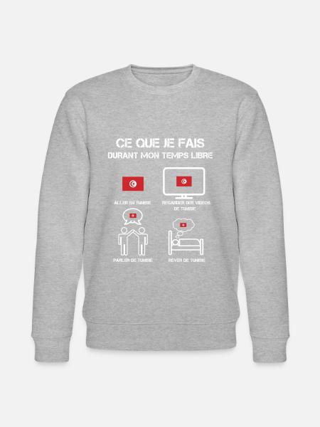 Free time Tunisia - Stanley/Stella CHANGER Unisex Organic Sweatshirt - heather grey