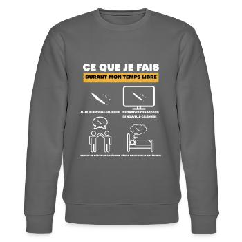 Calédonie durant temps libre - Sweat bio CHANGER Stanley/Stella Unisexe - bordeaux - Devant - Nik (191cm) & Marisol (170cm)