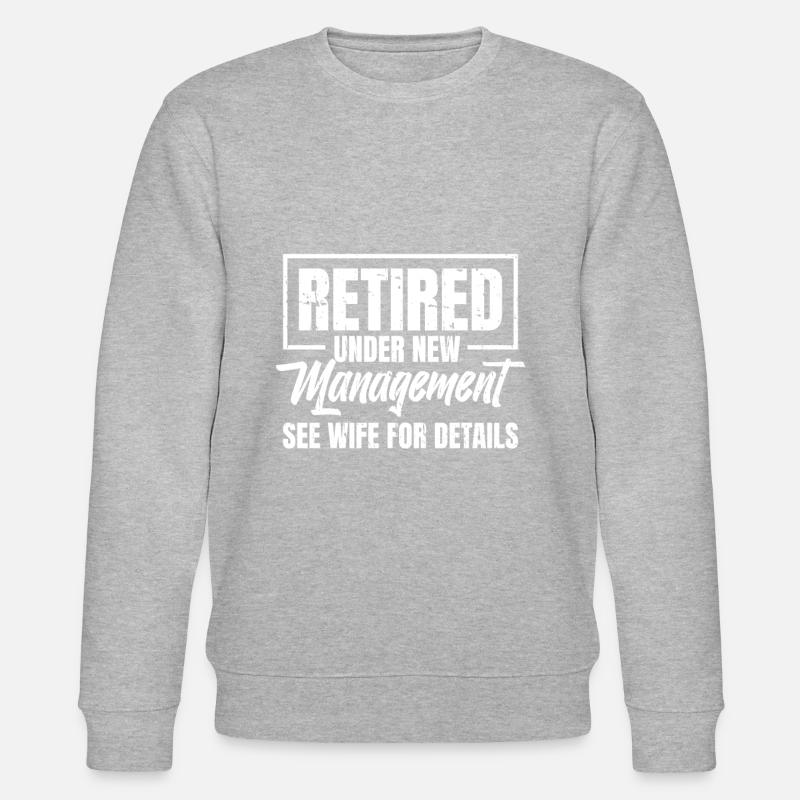 Pension de pensionné - Sweat bio CHANGER Stanley/Stella Unisexe - gris chiné
