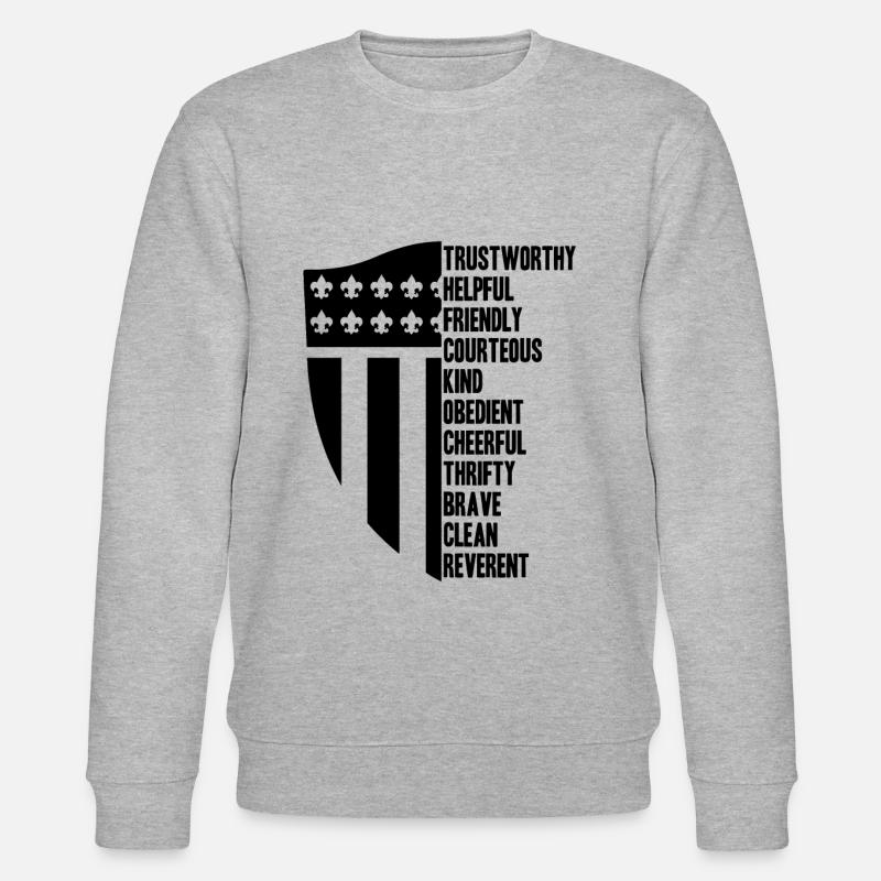 Pfadfinder Cool - Stanley/Stella Unisex Bio-Sweatshirt CHANGER  - Grau meliert