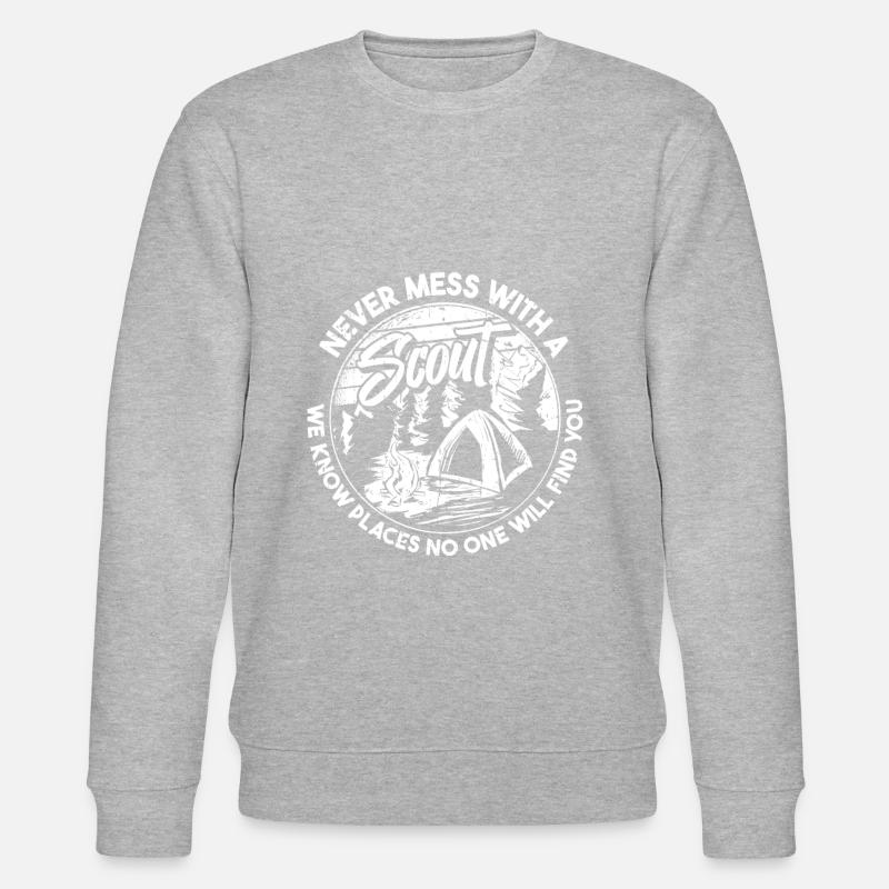Pfadfinder - Stanley/Stella Unisex Bio-Sweatshirt CHANGER  - Grau meliert