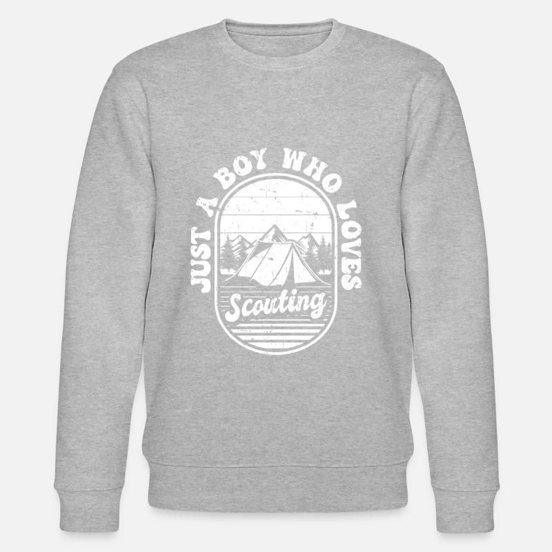 Éclaireur - Sweat bio CHANGER Stanley/Stella Unisexe - gris chiné