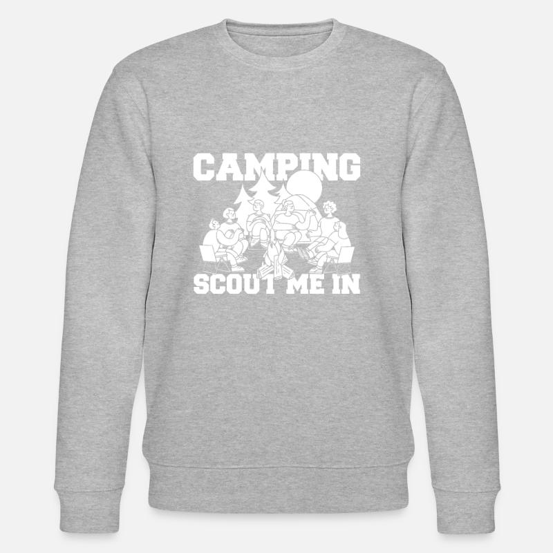 Pfadfinder Witzig - Stanley/Stella Unisex Bio-Sweatshirt CHANGER  - Grau meliert