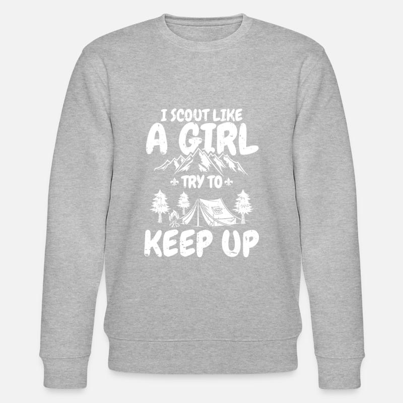 Fille scoute - Sweat bio CHANGER Stanley/Stella Unisexe - gris chiné