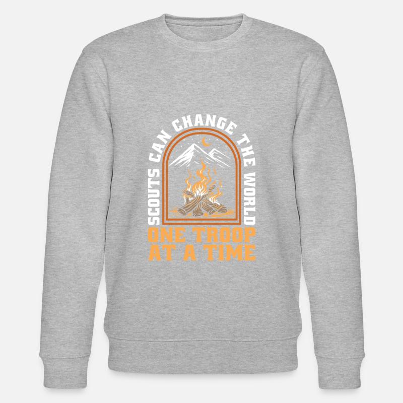 Boy Scout Cool - Sweat bio CHANGER Stanley/Stella Unisexe - gris chiné