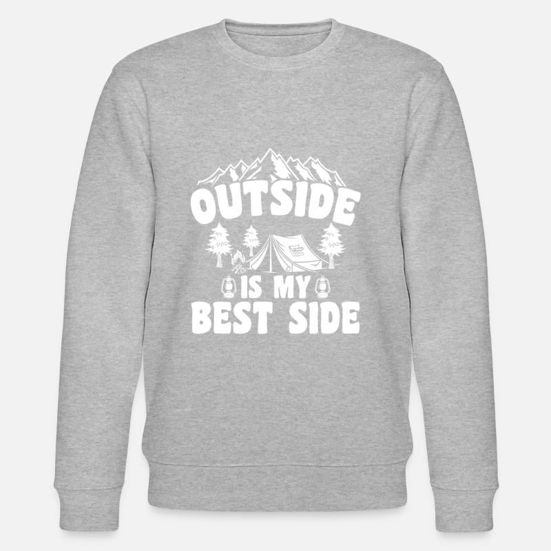 Pfadfinder - Stanley/Stella Unisex Bio-Sweatshirt CHANGER  - Grau meliert