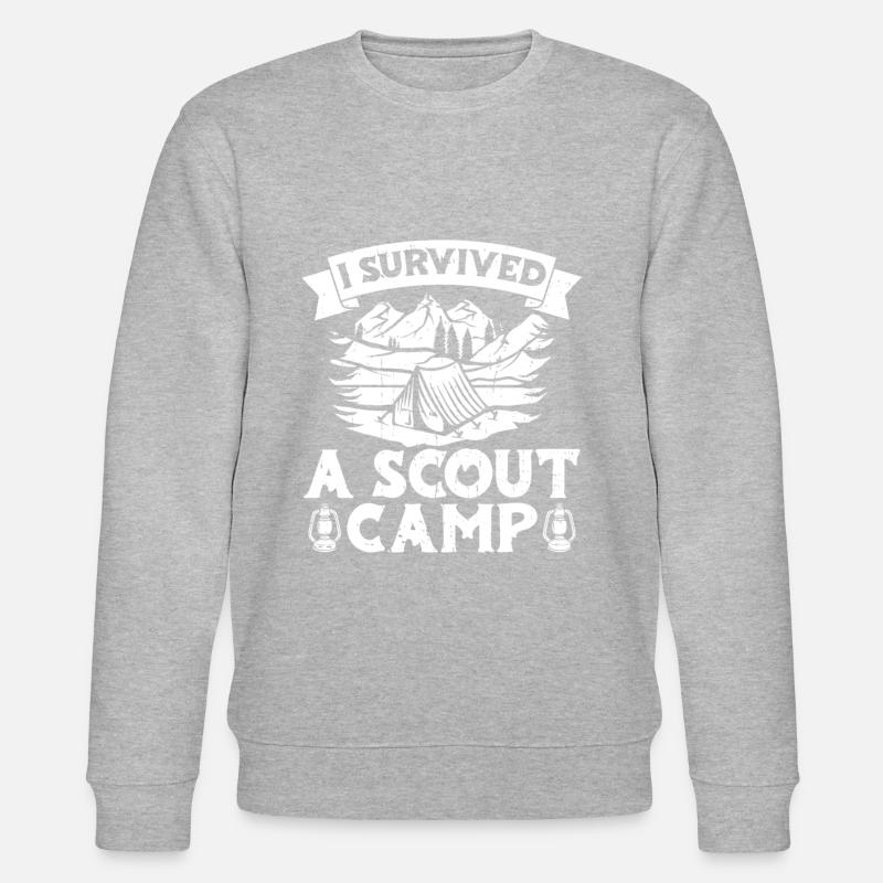 Boy Scout drôle - Sweat bio CHANGER Stanley/Stella Unisexe - gris chiné