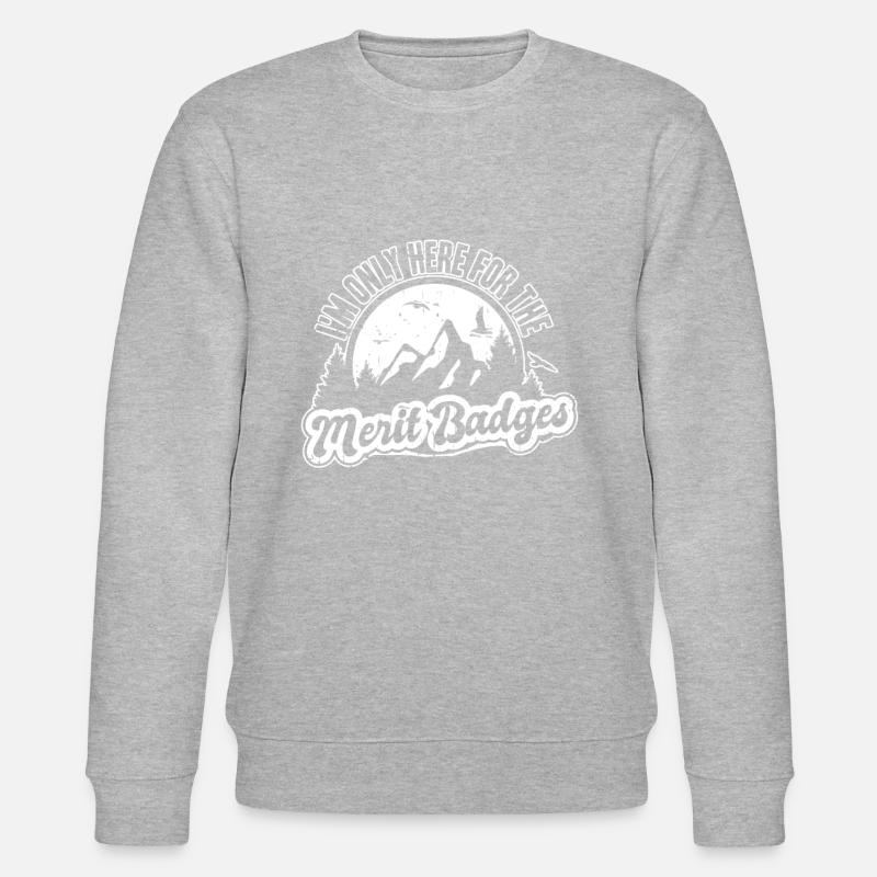 Pfadfinder Abzeichen - Stanley/Stella Unisex Bio-Sweatshirt CHANGER  - Grau meliert