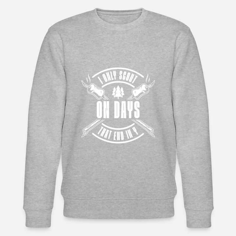 Pfadfinder - Stanley/Stella Unisex Bio-Sweatshirt CHANGER  - Grau meliert