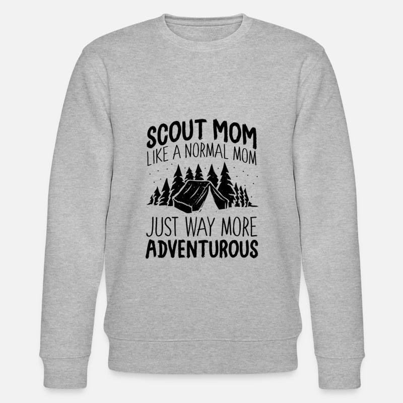 Pfadfinder Mutter - Stanley/Stella Unisex Bio-Sweatshirt CHANGER - Grau meliert