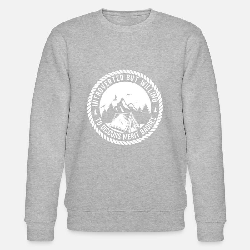 Éclaireur - Sweat bio CHANGER Stanley/Stella Unisexe - gris chiné