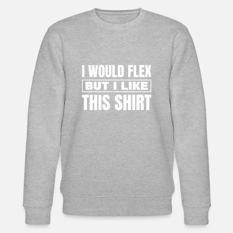 Schwarzer Humor - Stanley/Stella Unisex Bio-Sweatshirt CHANGER  - Grau meliert