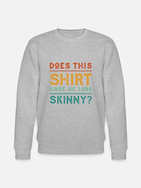 Black Humor Slim - Stanley/Stella CHANGER Unisex Organic Sweatshirt - heather grey
