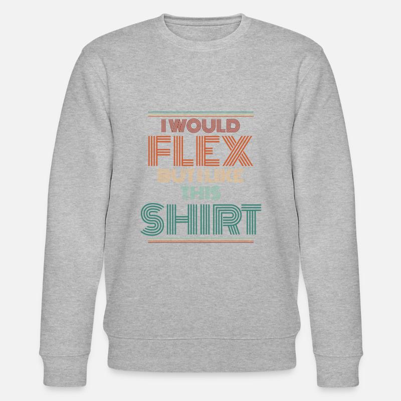 Schwarzer Humor - Stanley/Stella Unisex Bio-Sweatshirt CHANGER  - Grau meliert