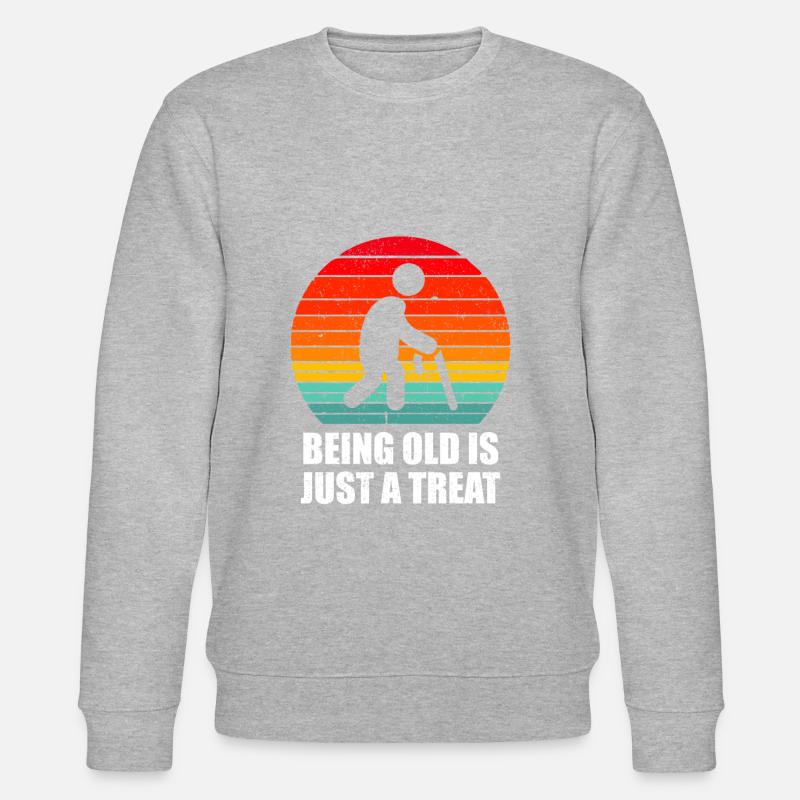 Schwarzer Humor - Stanley/Stella Unisex Bio-Sweatshirt CHANGER  - Grau meliert
