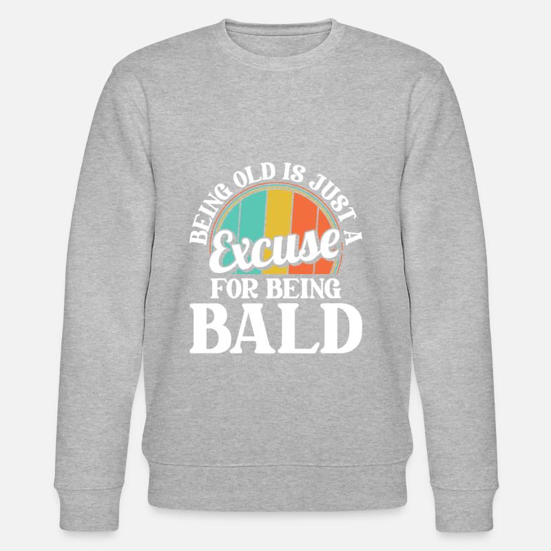 Schwarzer Humor - Stanley/Stella Unisex Bio-Sweatshirt CHANGER - Grau meliert
